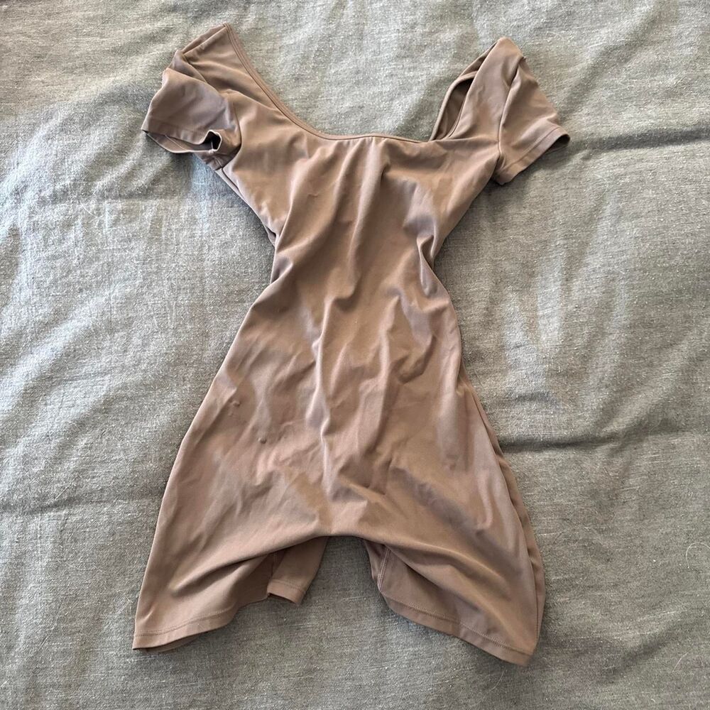 Unbranded Women's Tan and Pink Playsuit-romper